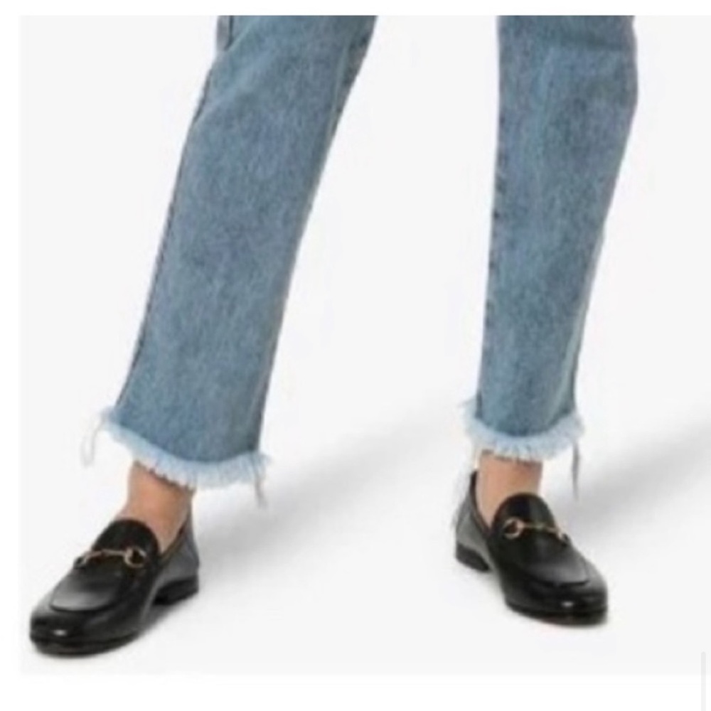 Gucci Black Leather Loafers with Gold Horsebit - Picture 13 of 13